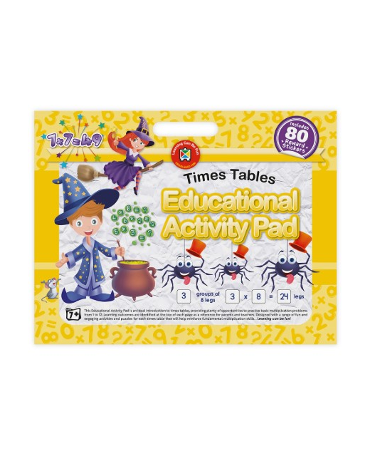 LCBF EDUCATIONAL ACTIVITY PAD A3 TIMES TABLE