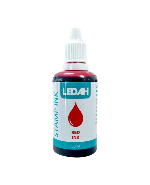 LEDAH STAMP INK 50ML RED