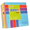Stick'n Cube 76x76mm 400 sheets Blue & Assorted Brights