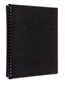 ICON REFILLABLE DISPLAY BOOK 20 POCKET BLACK