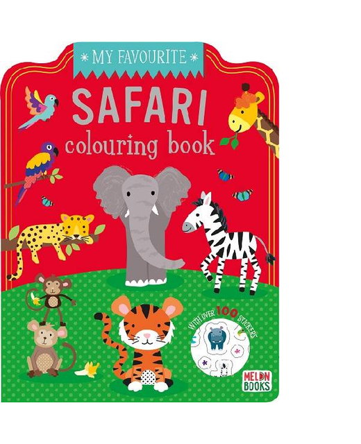 MY FAVOURITE SAFARI COLOURING BOOK