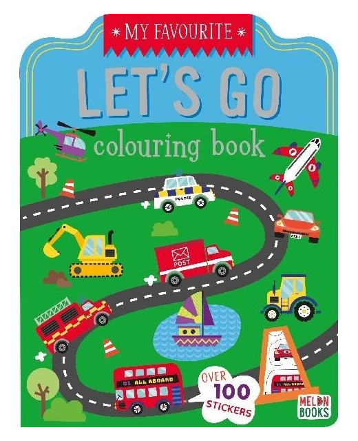 MY FAVOURITE LETS GO COLOURING BOOK