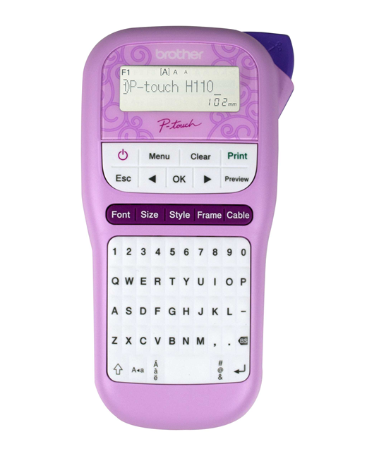 LABEL MACHINE BROTHER PTH 110 PINK