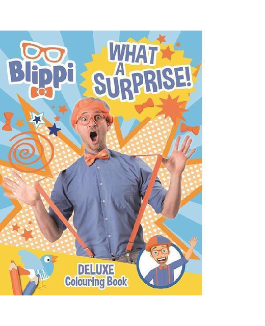 BLIPPI DELUXE COLOURING BOOK