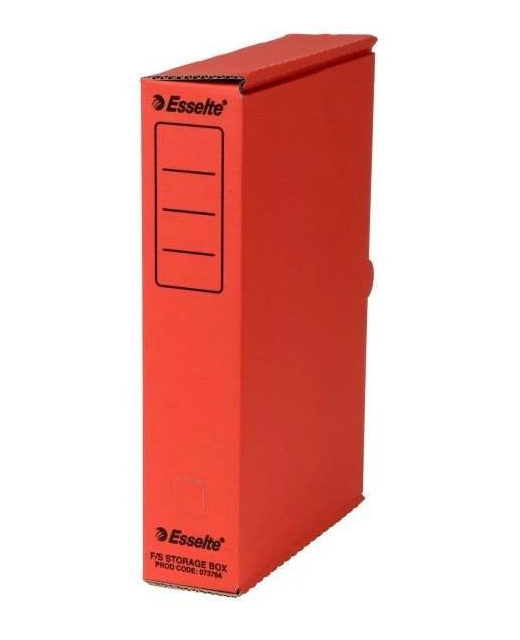 F/S Esselte Storage Box Red