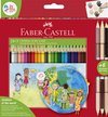 COLOURED PENCILS FABER CHILDREN OF THE WORLD PACK OF 24