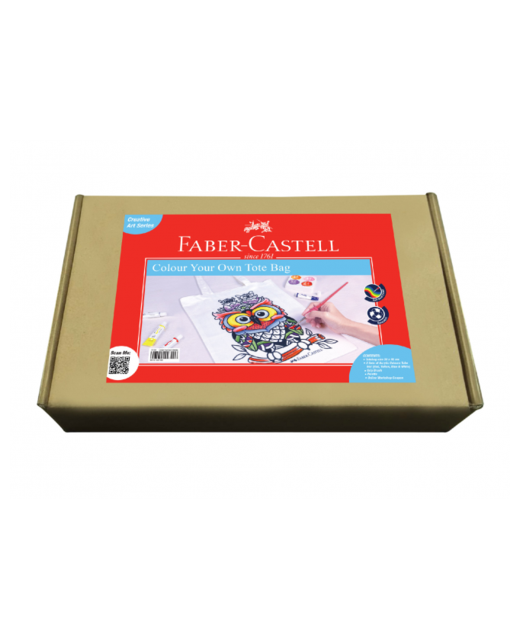 COLOUR YOUR OWN TOTE BAG FABER CASTELL