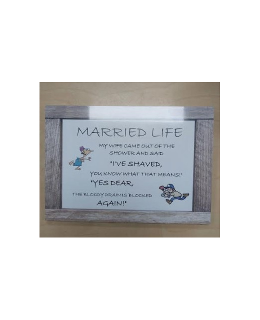 WORDS ON WOOD - MARRIED LIFE