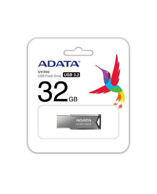 ADATA USB 32GB FLASH DRIVE UV350 SLIVER