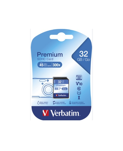 VERBATIM SDHC CARD 32GB CLASS 10