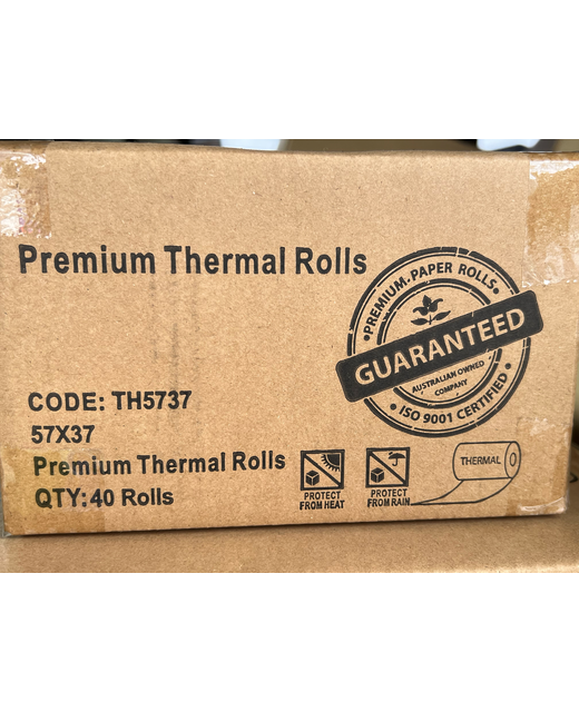 ROLL THERMAL EFTPOS 57X38 BOX of 40 Rolls