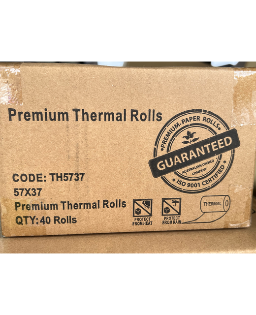 ROLL THERMAL EFTPOS 57X38 BOX of 40 Rolls