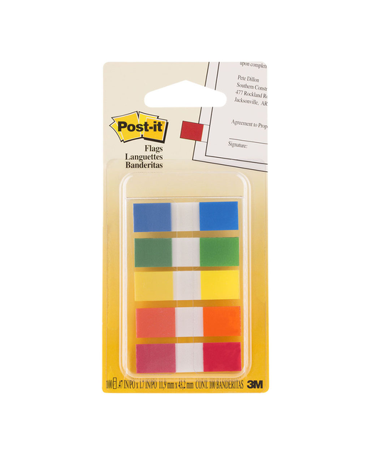 FLAGS POST-IT 683-5CF 12X43MM PACK OF 5