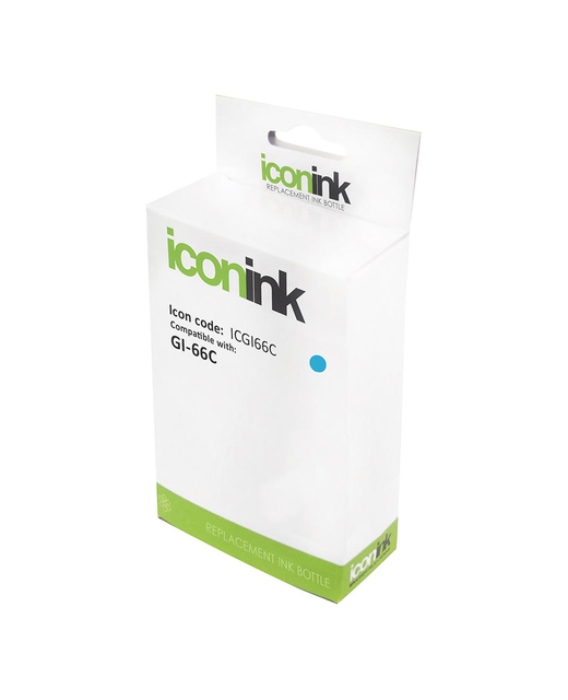 Icon Compatible Canon GI66 Cyan Ink Bottle