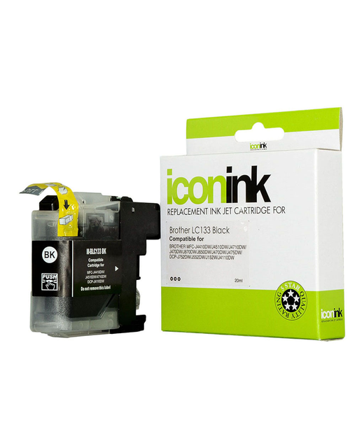 Icon Compatible Brother LC133 Black Ink Cartridge