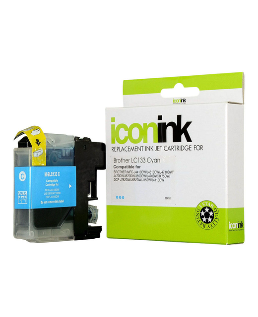 Icon Compatible Brother LC133 Cyan Ink Cartridge