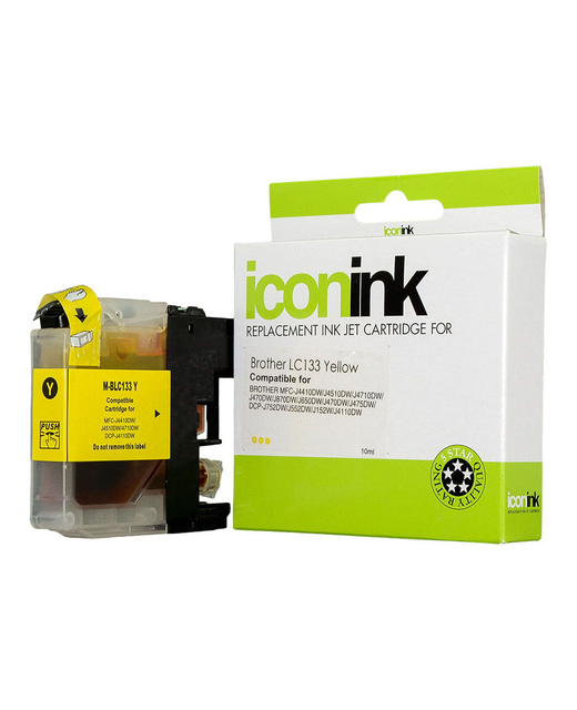 Icon Compatible Brother LC133 Yellow Ink Cartridge