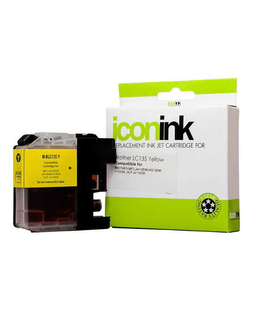 Icon Compatible Brother LC135 Yellow Ink Cartridge
