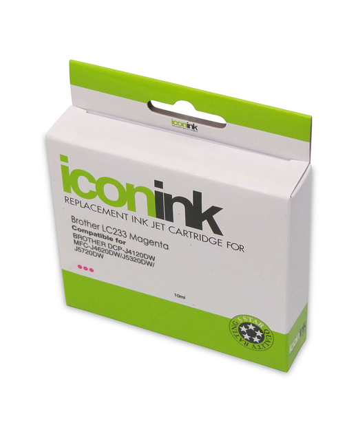 Icon Compatible Brother LC233 Magenta Ink Cartridge