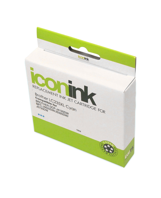 Icon Compatible Brother LC235XL Cyan Ink Cartridge