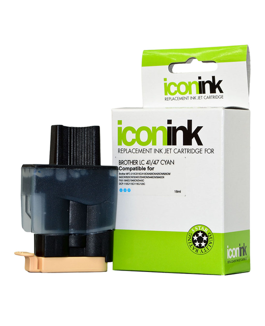 Icon Compatible Brother LC47 Cyan Ink Cartridge