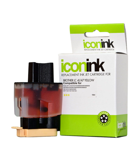 Icon Compatible Brother LC47 Yellow Ink Cartridge