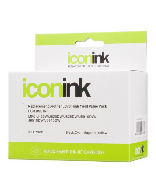 Icon Compatible Brother LC73 LC40 BCMY Ink Value Pack