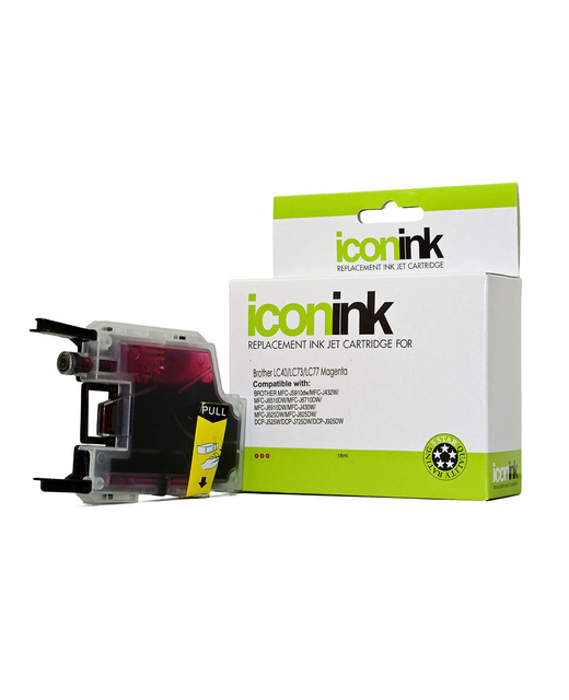 Icon Compatible Brother LC77 LC73 LC40 Magenta Ink Cartridge