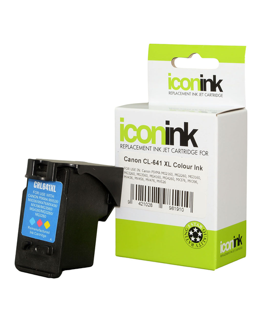 Icon Remanufactured Canon CL641 XL Colour Ink Cartridge