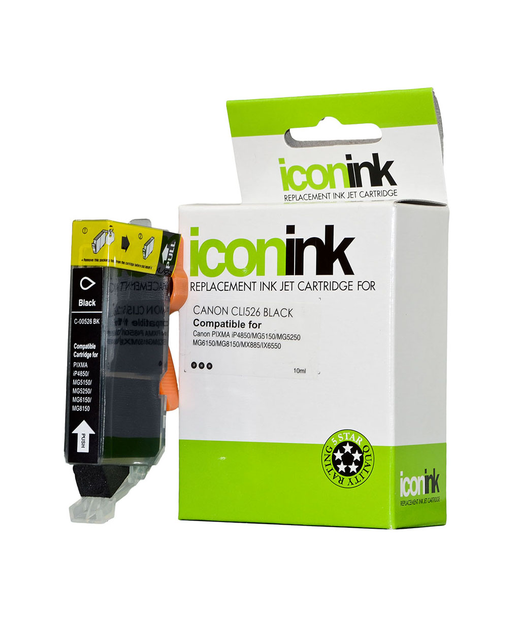 Icon Compatible Canon CLI526 Black Ink Cartridge