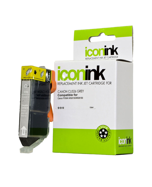 Icon Compatible Canon CLI526 Grey Ink Cartridge