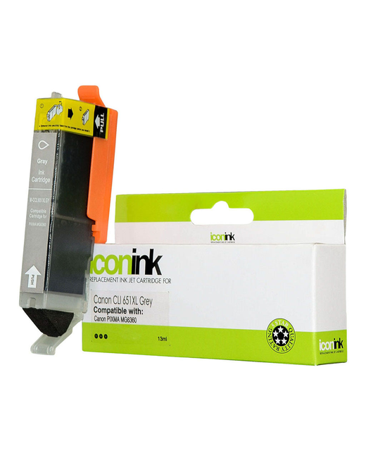 Icon Compatible Canon CLI651XL Grey Ink Cartridge