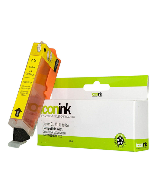 Icon Compatible Canon CLI651XL Yellow Ink Cartridge