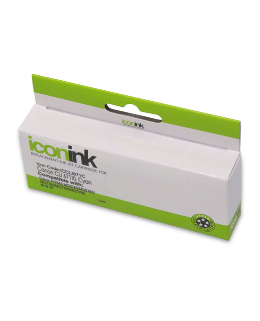 Icon Compatible Canon CLI671XL Cyan Ink Cartridge