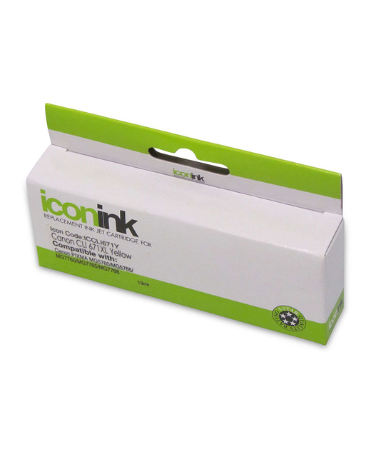 Icon Compatible Canon CLI671XL Yellow Ink Cartridge