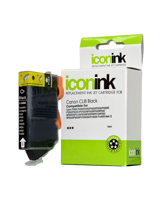 Icon Compatible Canon CLI8 Black Ink Cartridge