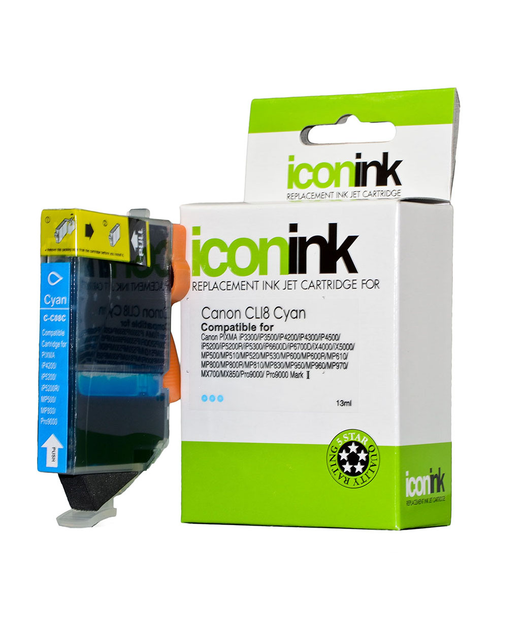 Icon Compatible Canon CLI8 Cyan Ink Cartridge