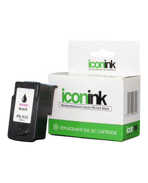 Icon Remanufactured Canon PG512 Black Reman Ink Cartridge
