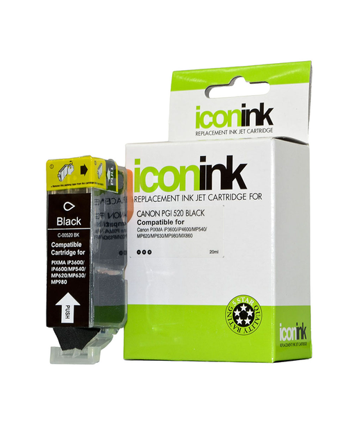 Icon Compatible Canon PGI520 Black Ink Cartridge