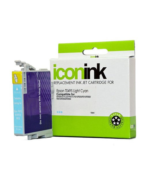 Icon Compatible Epson T0495 Light Cyan Ink Cartridge