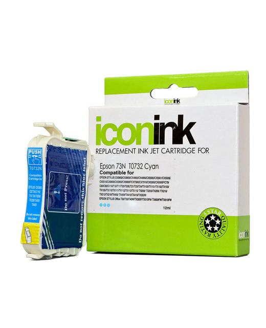 Icon Compatible Epson 73N Cyan Ink Cartridge