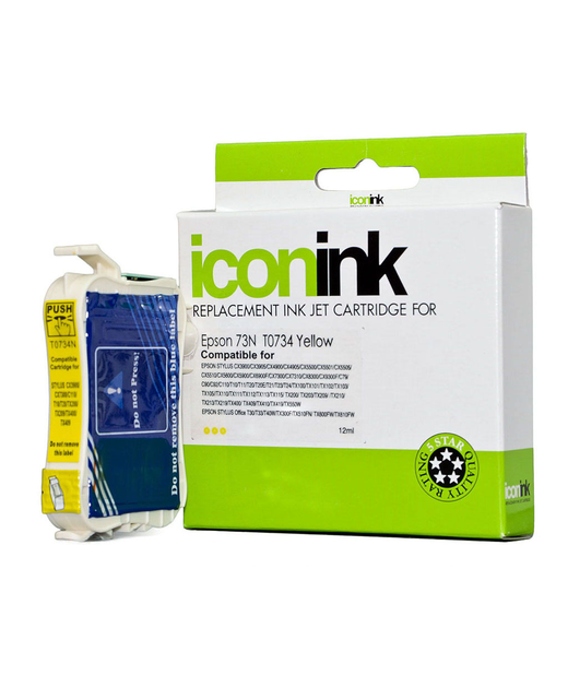 Icon Compatible Epson 73N Yellow Ink Cartridge