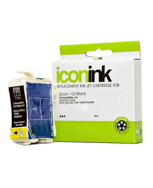 Icon Compatible Epson 103 Black Ink Cartridge