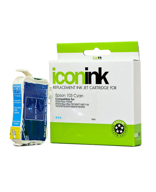 Icon Compatible Epson 103 Cyan Ink Cartridge