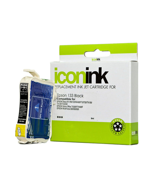 Icon Compatible Epson 133 Black Ink Cartridge