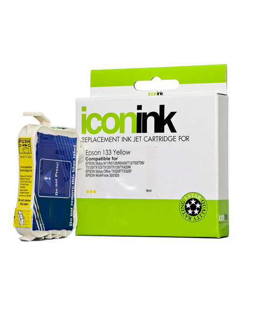 Icon Compatible Epson 133 Yellow Ink Cartridge