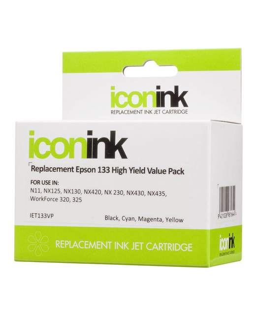 Icon Compatible Epson 133 BCMY Ink Value Pack