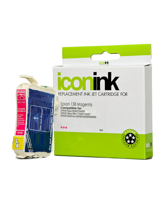 Icon Compatible Epson 138 Magenta Ink Cartridge