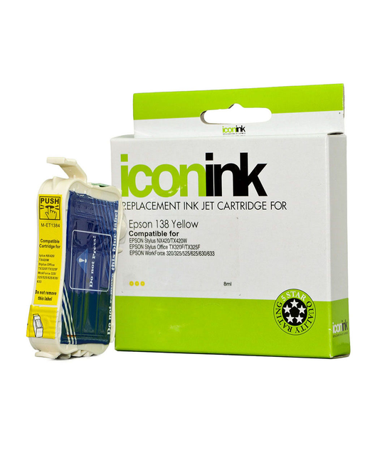 Icon Compatible Epson 138 Yellow Ink Cartridge