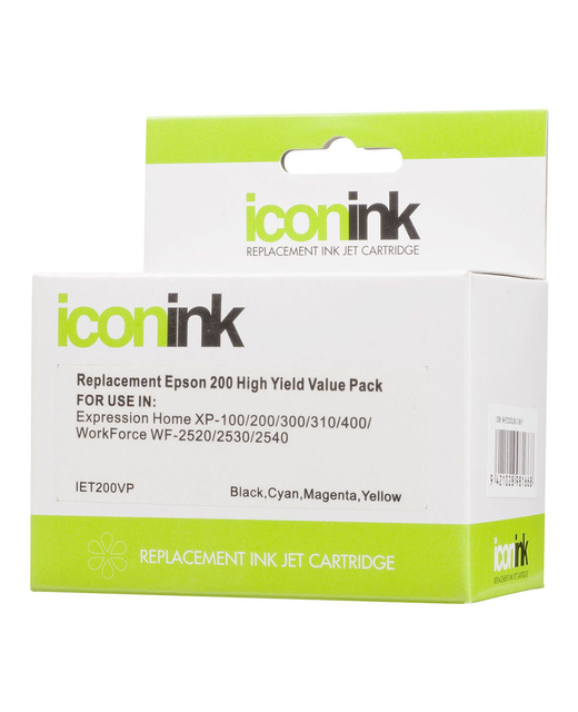 Icon Compatible Epson 200XL BCMY Ink Value Pack